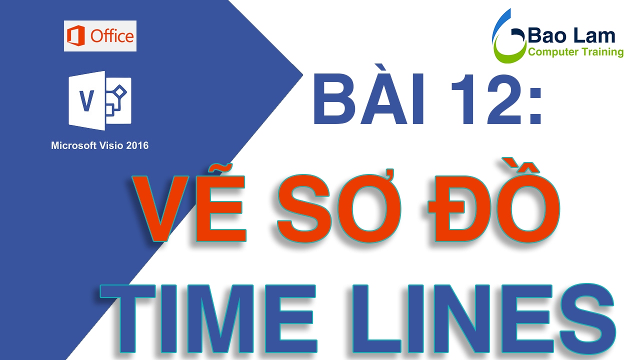 คู่มือ visio 2016 ฉบับ สมบูรณ์  Update 2022  Microsoft Visio 2016 Bài 12: VẼ SƠ ĐỒ TIMELINES