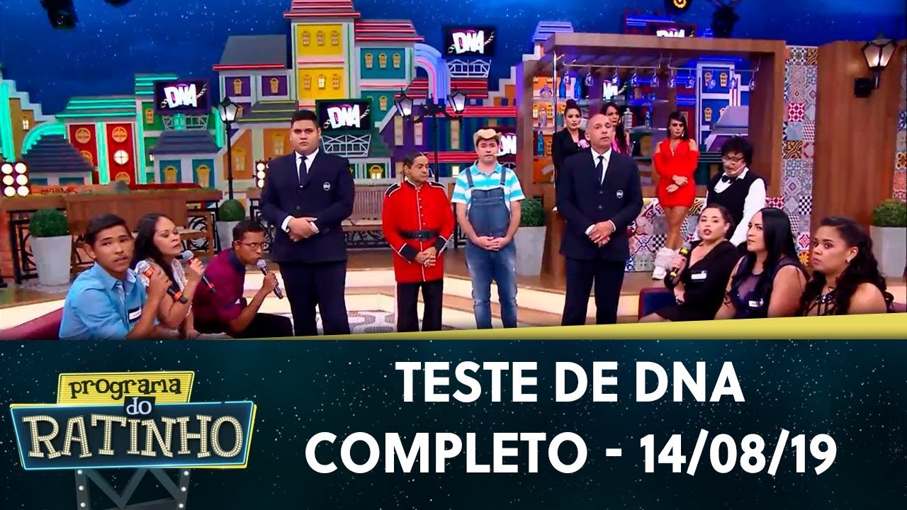 teste de dna do ratinho terminou