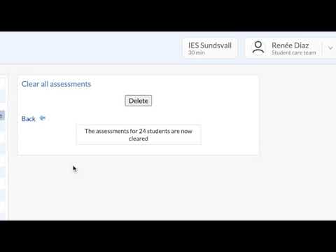 Clear subject rubrics on Schoolsoft