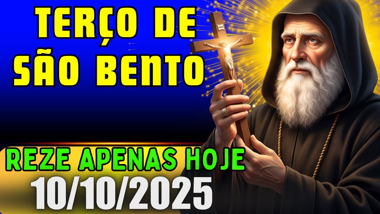 TERÇO MILAGROSO DE SÃO BENTO reze agora mesmo