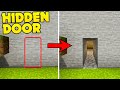 Minecraft how to make a hidden piston door in bedrock tutorial