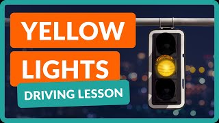 How to Treat Yellow Traffic Lights Correctly  Driving Instructor Explains