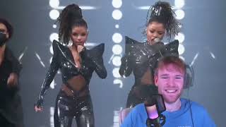 CHLOE x HALLE - *UNGODLY HOUR* E! PEOPLE'S CHOICE AWARDS PERFORMANCE REACTION!! | OMG!!