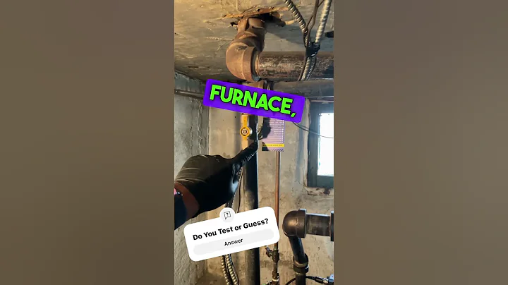 Steam Heating Furnace Boiler Combustion Testing - Guess or Test? #plumbing #pipedoctor #hvac