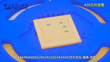 Mechanic iTin 15 Max 8-in-1 A8-A15 CPU Reballing  Stencil Platform.