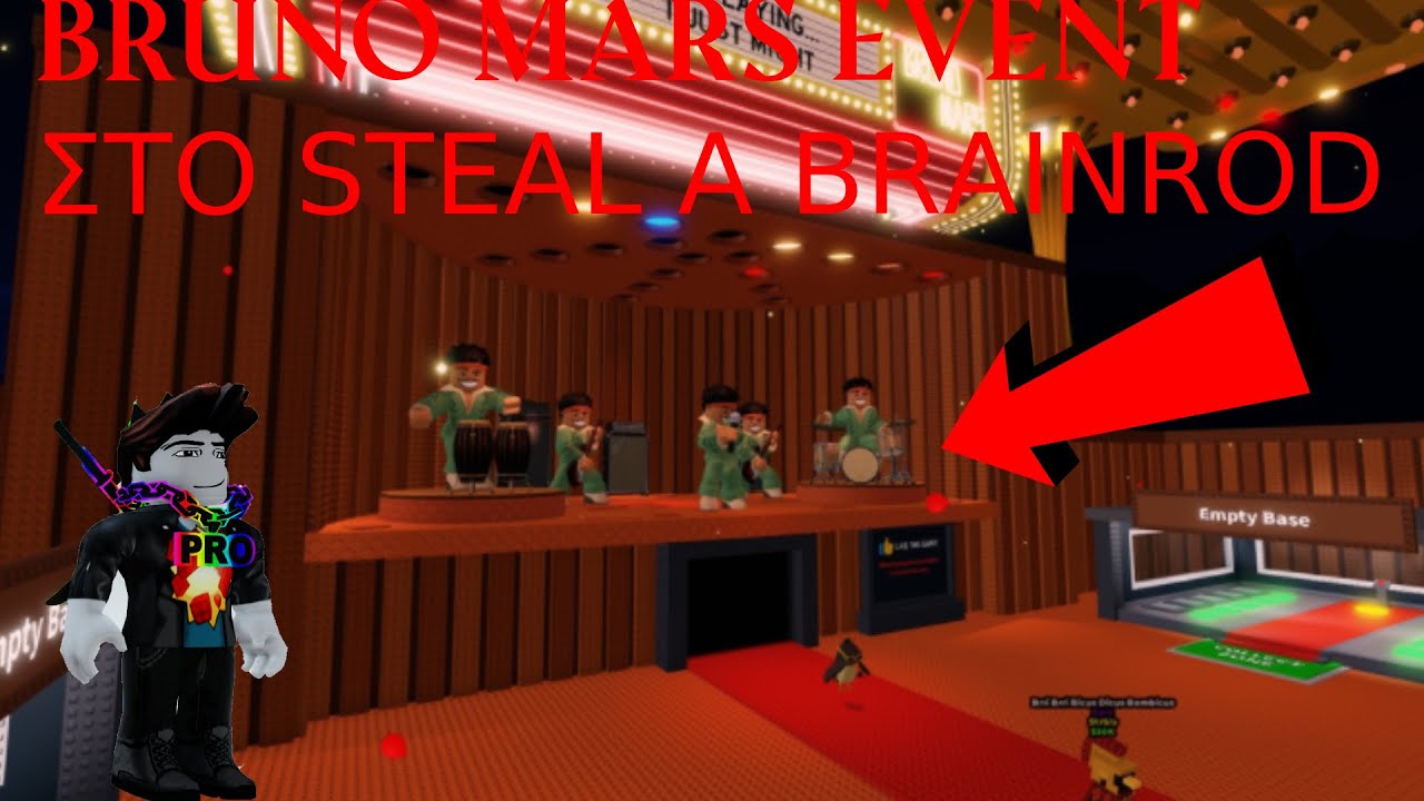 BRUNO MARS  ADMIN ABUSE ΣΤΟ STEAL A BRAINROD