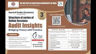 Webinar on “Insight into Audit – Bridging Theory with Practice”