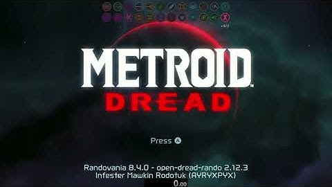 Metroid Dread Randomizer Async Race Week 4 Sep 2024 Seed 1