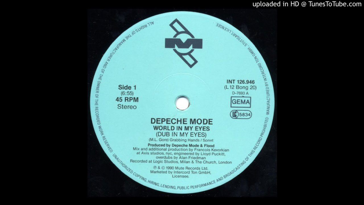 Depeche Mode World In My Eyes Dub In My Eyes