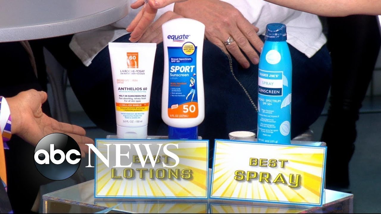 Consumer Reports ranks the best sunscreens ahead of summer YouTube