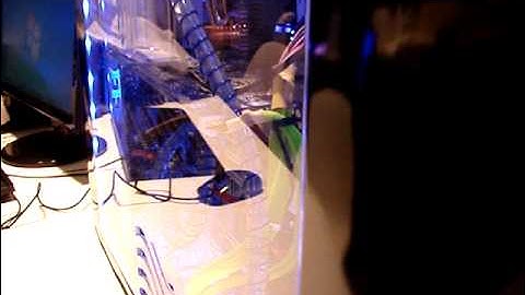 Campus Party Europe - Silent Fibreglass Water-Cooled Computer Mod by riekmaharg2 video 2