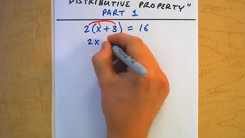 Week 2   Distributive Property   Part 1
