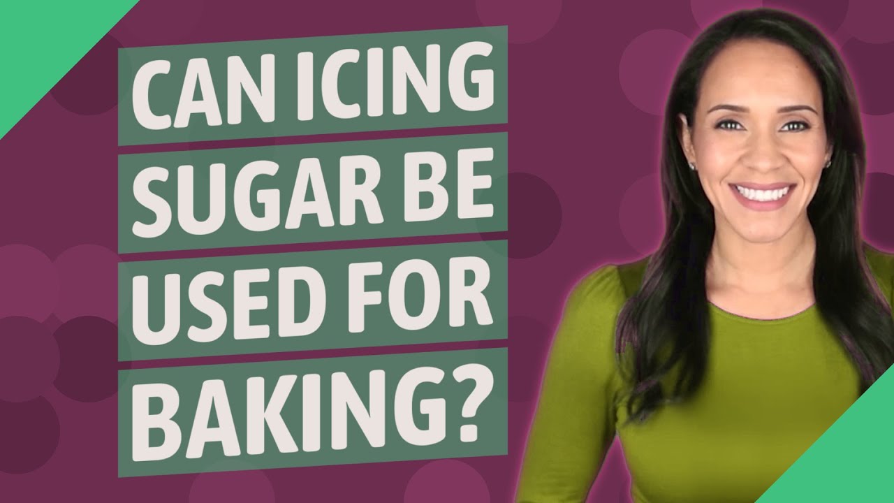 Can icing sugar be used for baking?