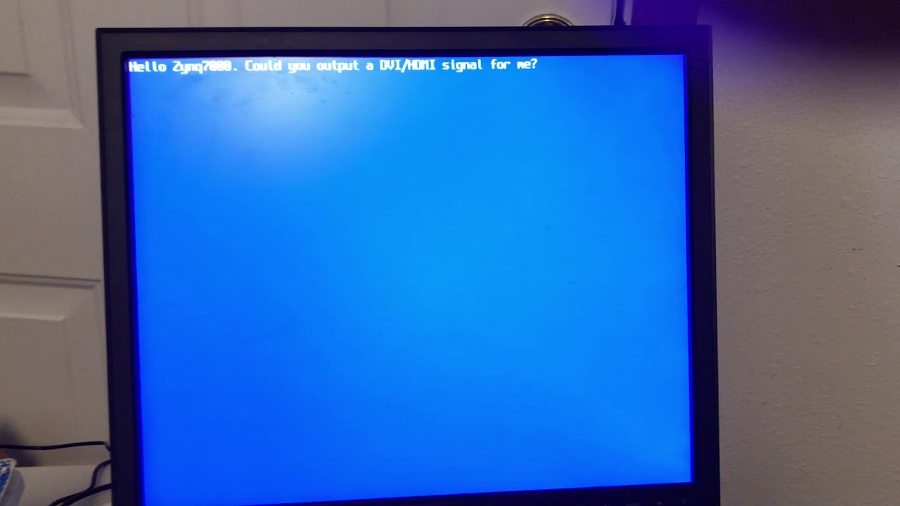 Arty Z7-20 FPGA graphics 1: a 640x480 text blitter