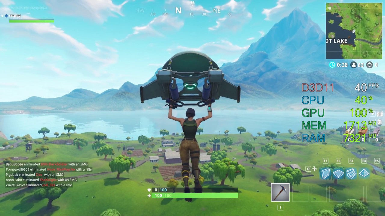 AMD Radeon RX 560 -- Intel Core i7 860 -- Fortnite Battle Royale FPS ...