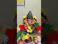 Ganpati bappa's welcome at home #shorts #ytshorts