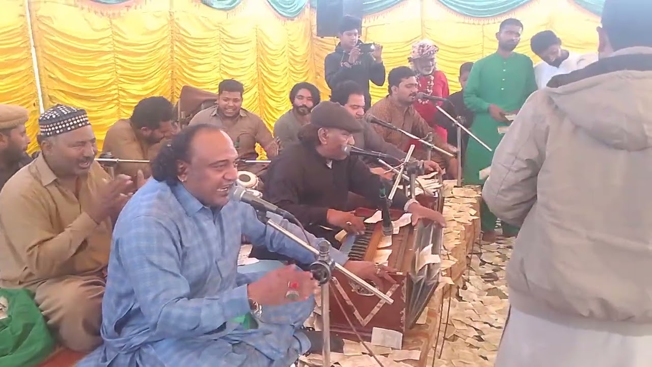 Ya Ghous Pak Aj Karam Karo | Shujat Slaamt Ali Khan |  Qawwali In Moin Ud Din Pur Gujrat