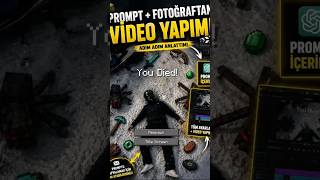 Prompt + Fotoğraftan Video Yapımı 🎮🔥#minecraft #youdied #prompt #viralreels