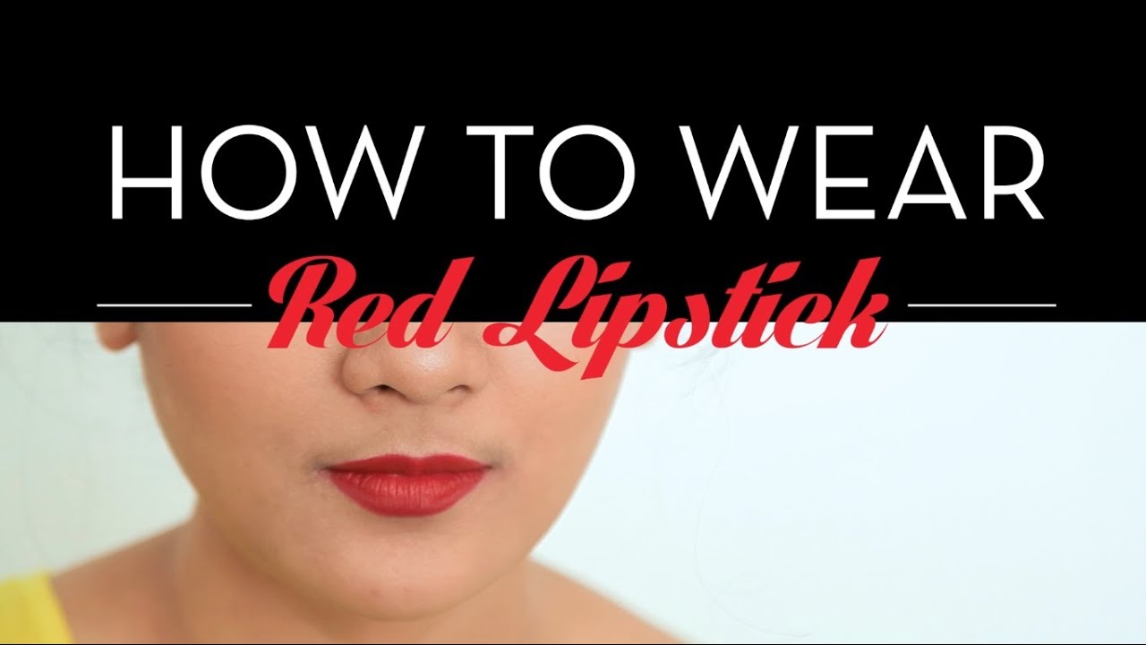 #FDBeauty: How to Wear Red Lipstick