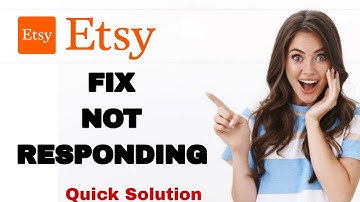 How To Fix And Solve Not Responding On Etsy App | Easy Fix