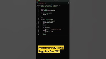 Love coding ❤️❤️  Happy New Year 2022 status ✨✨ using python #shorts #coding #programming