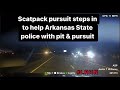 Scatpack pursuit steps in to help Arkansas State police with fleeing suspect #LRHN #police