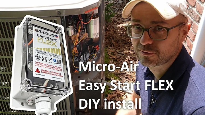 DIY install of air conditioner soft-start (Micro-Air Easy Start Flex) - so much quieter!