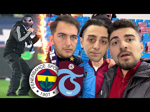 TARAFTAR SAHAYA İNDİ SAHA KARIŞTI TÜM GÖRÜNTÜLER | Trabzonspor 2-3 Fenerbahçe Stad Vlog