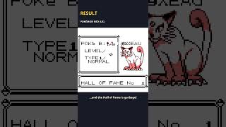 MissingNo. broke my Hall of Fame 💀 #pokemon #glitch #shorts