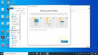 OneDrive: Autobackup of Desktop etc.