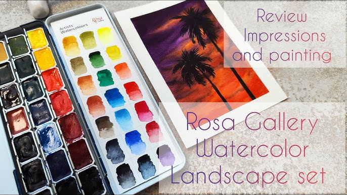 Rosa Gallery Watercolours Review! Did I Pick A Useful Palette