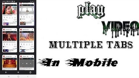 Play Multiple Tabs in Mobile | Open Multiple Tabs in android mobile | Samsung A20 with UC browser