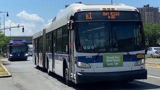 [MTA]: B1 Bus Route with Articulated XD60 Xcelsior Buses