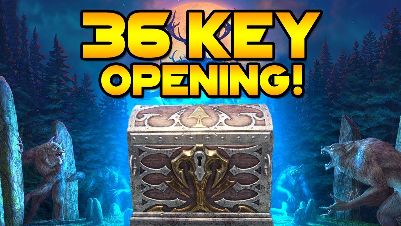 36 Undaunted Key Opening - Elder Scrolls Online (Werewolf Hunter)