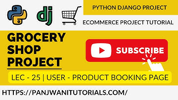 #25 Online Grocery Shop Project | Python Django | User - Product Booking Page