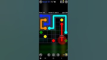 How To Solve Flow Free Bridges 7x7 Mania Pack Level 51 Board Walk Through Solution Walkthrough