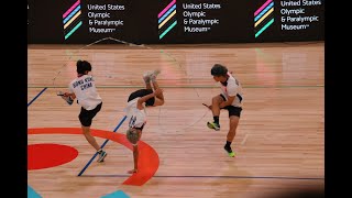2023 WORLD JUMP ROPE CHAMPIONSHIPS - 持棒衛士 - Double Dutch Single Freestyle (audience view)