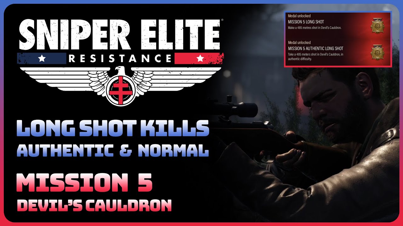 Sniper Elite Resistance - Mission 5: Devil's Cauldron (Long Shot Gold ...