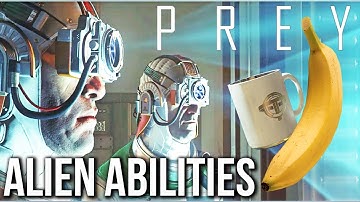 Prey Exclusive Gameplay - ALIEN ABILITIES AND TURNING INTO OBJECTS