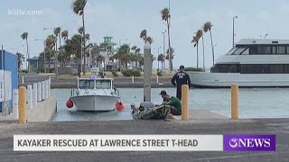 U.S. Coast Guard rescues fisherman who lost his kayak