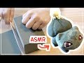 サクサク♪全力音フェチ！花用スポンジ音フェチしながら彫刻してみた【ASMR】第4弾