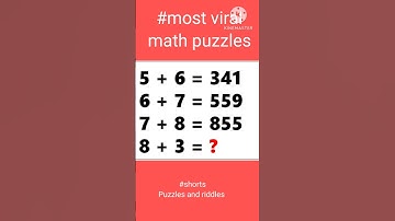 maths #maths puzzles#most viral maths puzzles#logic puzzles#test your intelligence#braintessershorts
