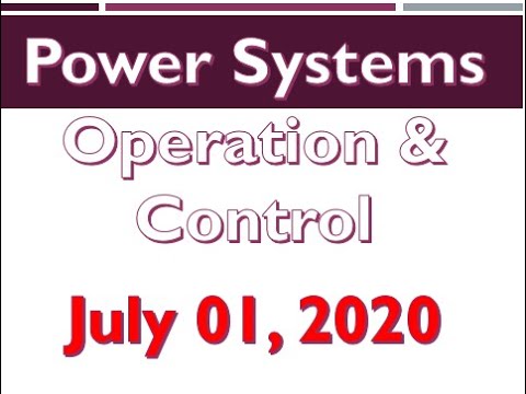 Power Systems Operation and Control - YouTube