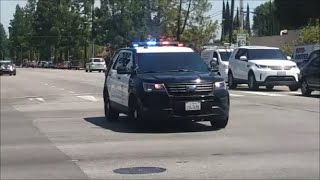 LAPD Ford Explorer Responding
