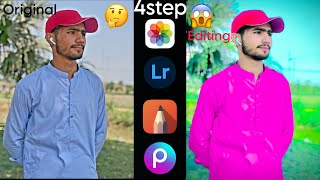Lightroom photo editing Kais kary only 4 step sketchbook app editing and pic picsart app editing screenshot 4