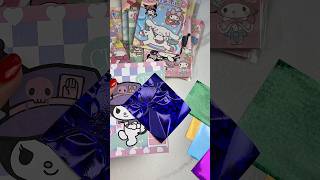 Decorating my notebook with Kuromi… #asmr #kuromi #sanrio #notebook