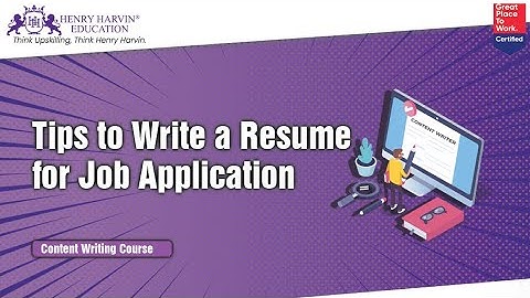 Resume Writing Content Writing Course Tutorial |  @henryharvin  @Choudharyyyyyyy