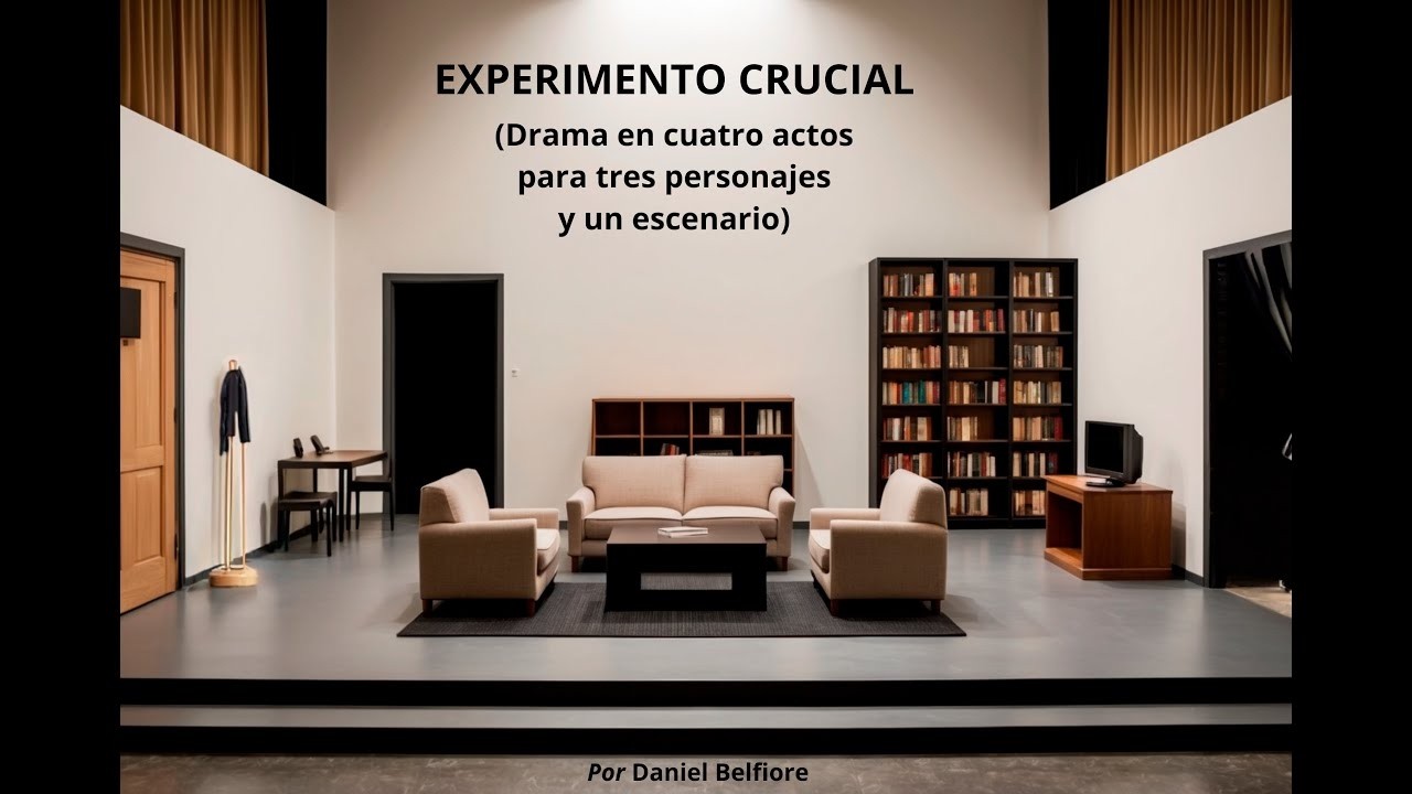 Experimento Crucial (Drama en cuatro actos para tres personajes y un escenario)