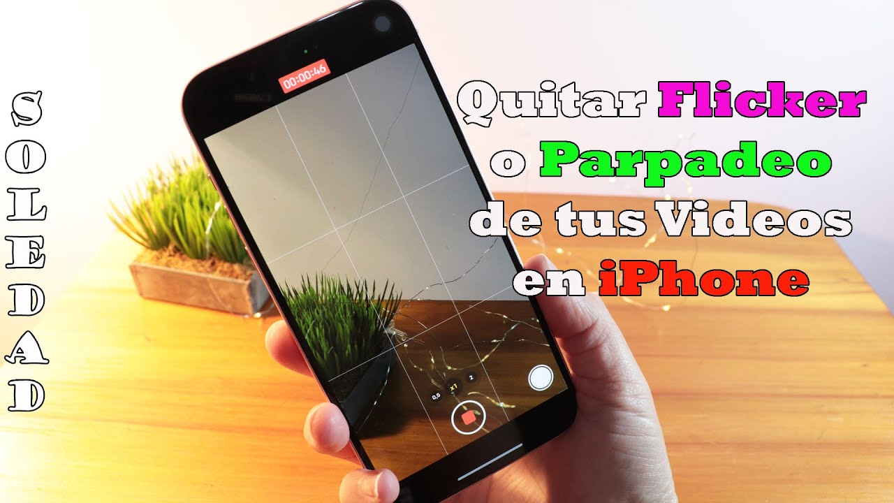 ELIMINAR el Parpadeo de la LUZ al GRABAR Videos en iPhone Quitar