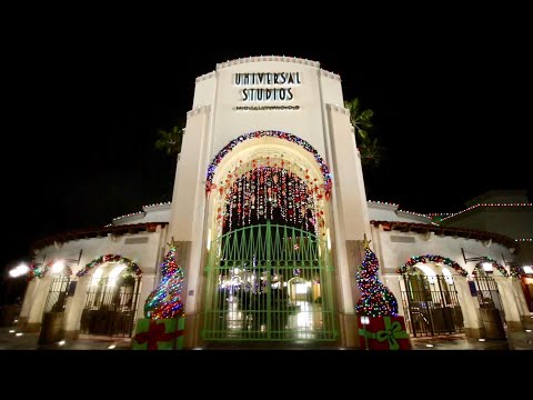 Universal Studios Hollywood - Christmas In The Wizarding World Of Harry Potter + Castle & Snow Show